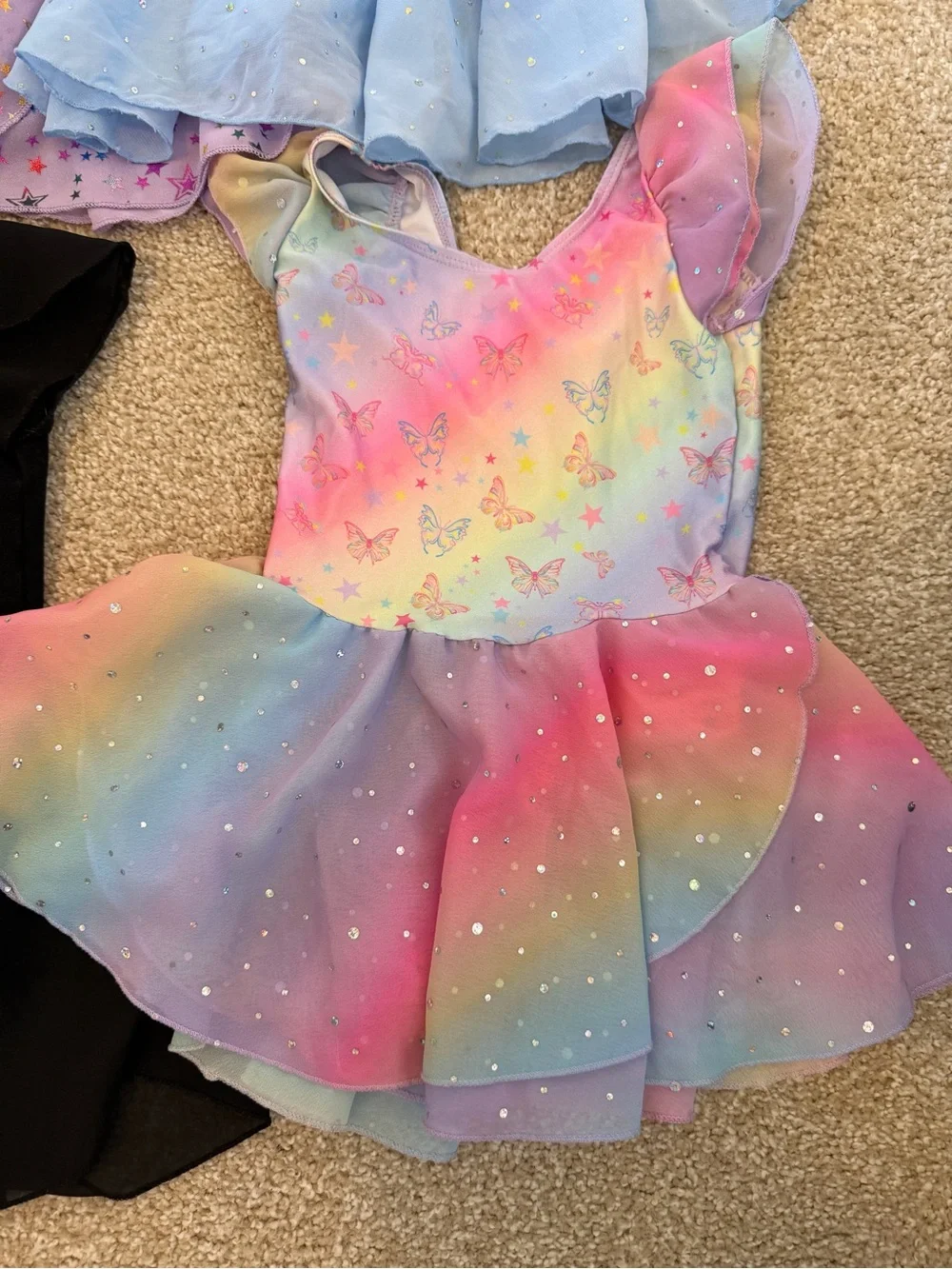 Girls Dance Ballet Dress Bundle - Multicolor, Pink, Blue, Black